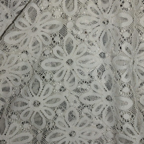 Victoria's Secret White Lace Chemise with Ruffle Bodysuit Size m - Picture 10 of 12